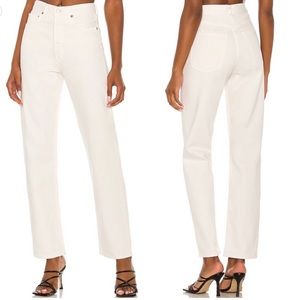 AGOLDE 90S Pinch Waist High Rise Straight Leg Jean